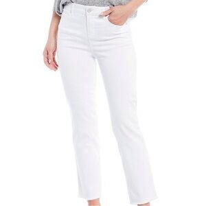 Code Bleu Classic Denim Capri in White Size 14 EUC
